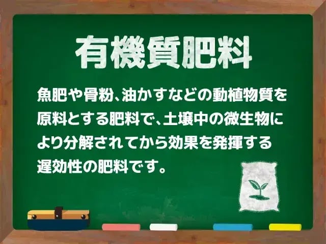 有機質肥料(ゆうきしつひりょう)